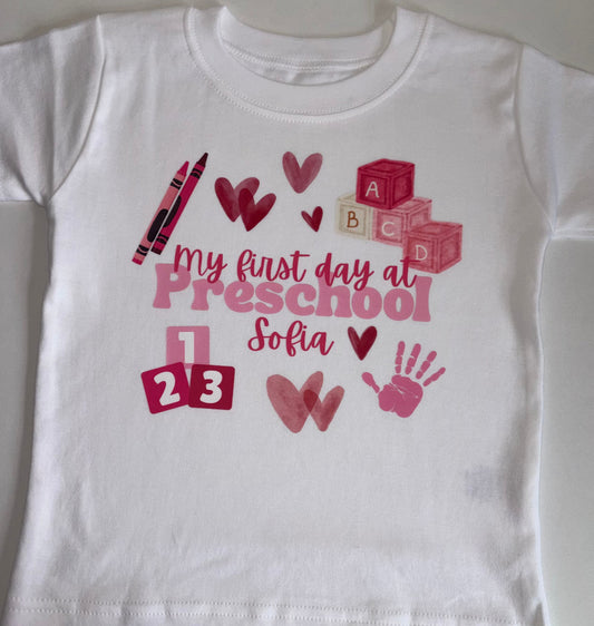 My first day at … t-shirt