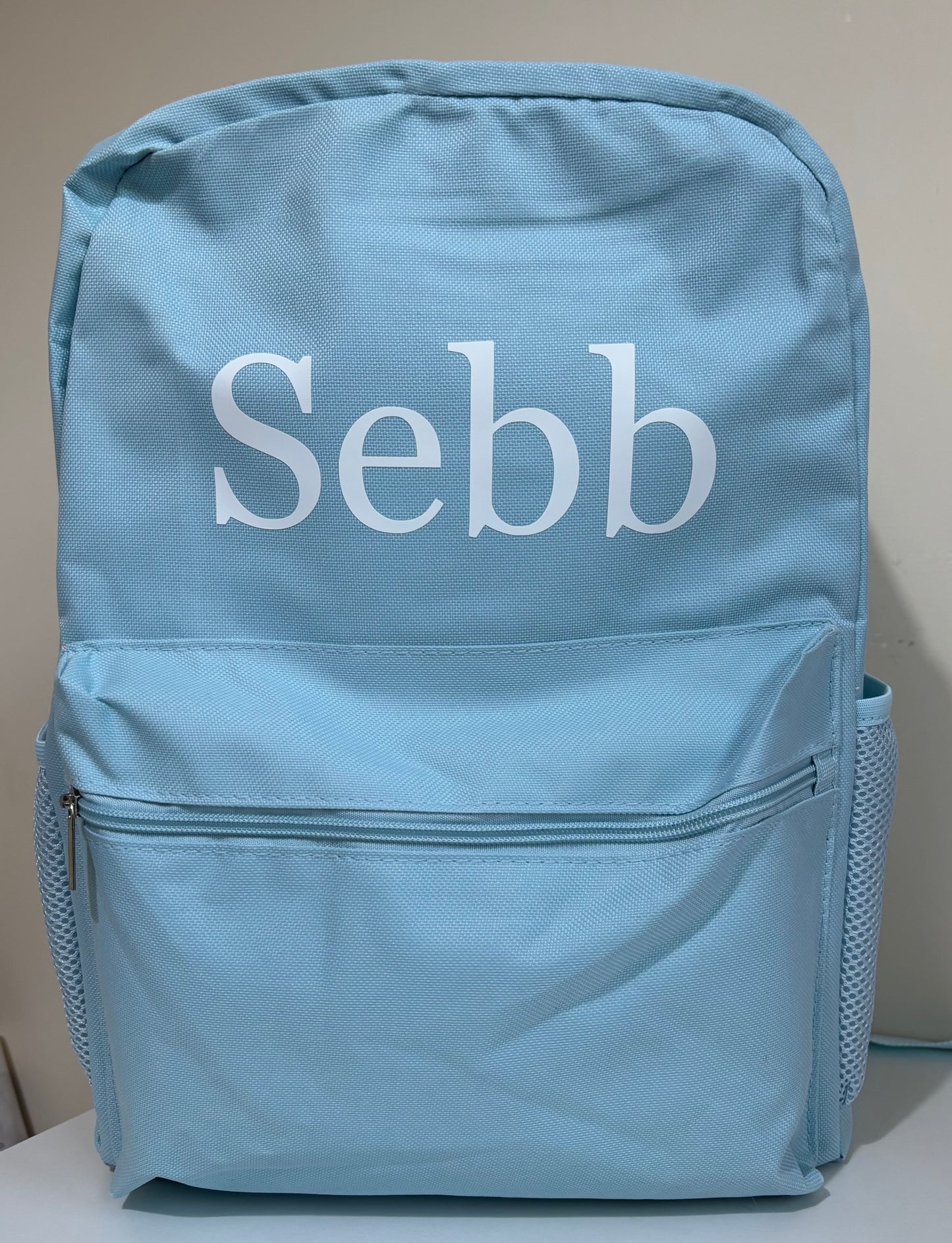 Blue backpack