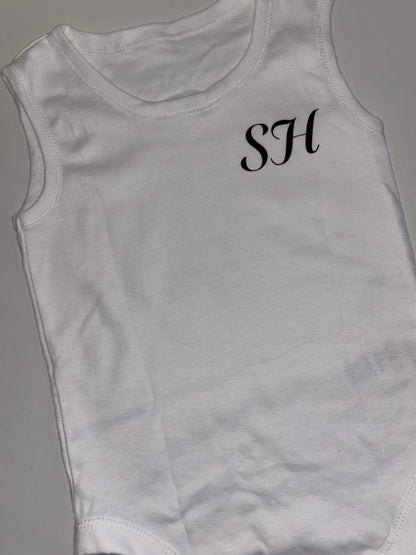 Sleeveless baby vest