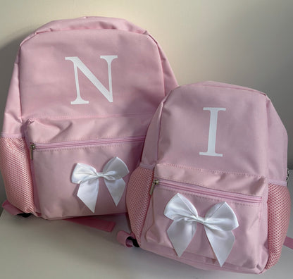 Pink backpack