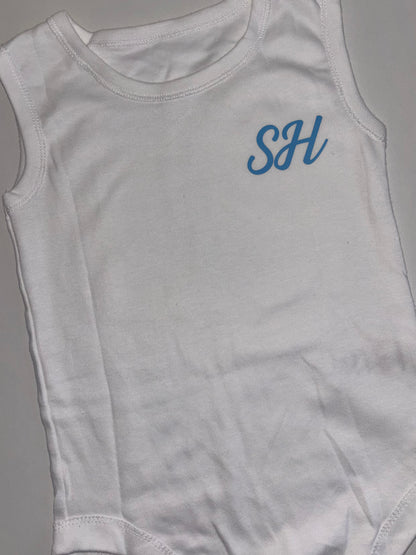 Sleeveless baby vest