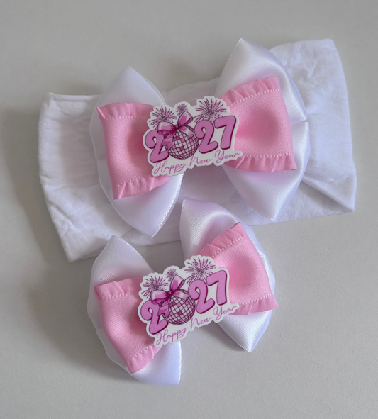 Pink frill new year