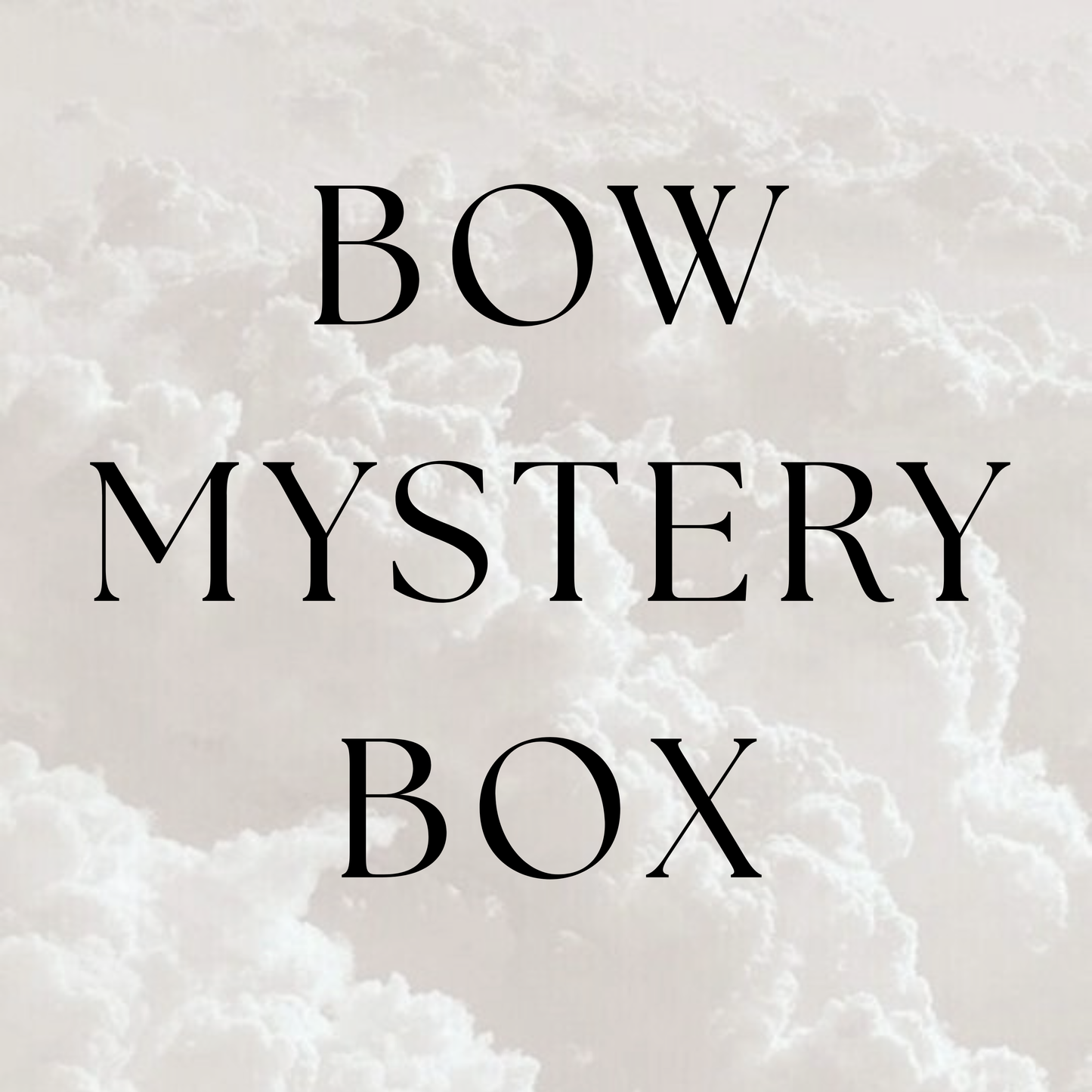 £25 mystery box