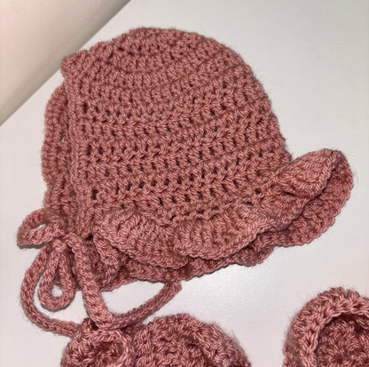 0-3 months crochet set - instant dispatch